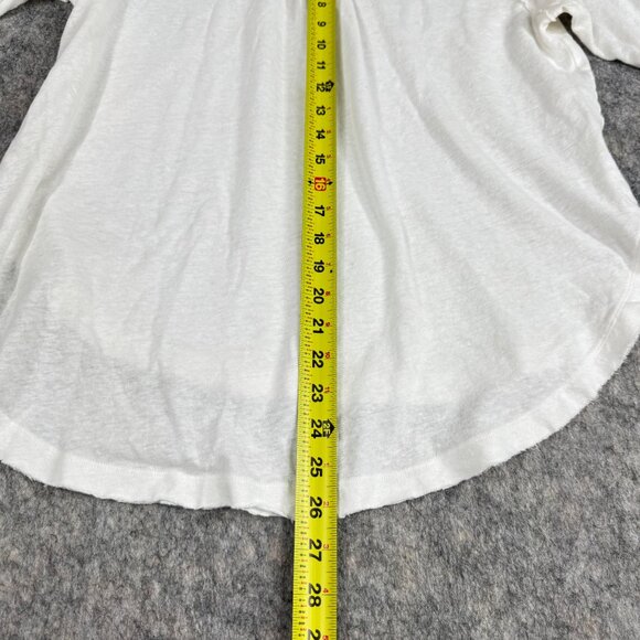 We The Free Touchdown Tailgate Graphic Tunic Top Size Small Jersey White Gold - Picture 10 of 10